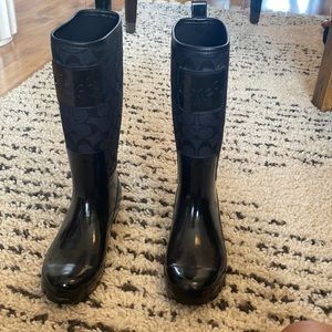 Coach est.1944 rain boots!